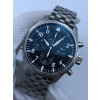 (준비완료/특급배송/)NO.695/ZF공장 IWC 377710 파일럿 크로노 블랙다이얼